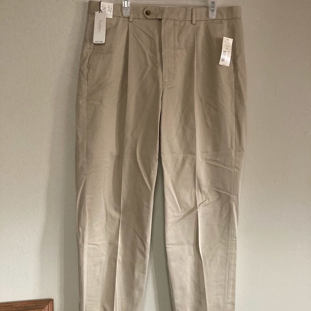 TURNBURY MENS PANTS - KHAKI - 38 X 32